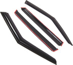 Outside Mount Window Vent Visors Rain Guards Compatible with Land Range Rover Sport 2014-2016 | Side Window Wind Deflectors Rain Shields | Smoke Tinted, 4 Pcs Set, DGWV-818