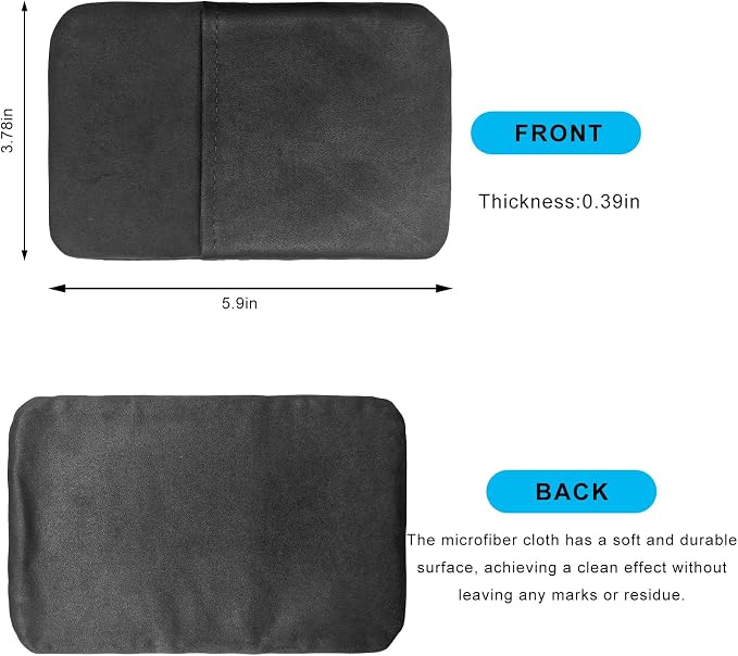 Car Screen Cleaner, Microfiber Auto Screen Cleaning Pad, Foldable Touch Screen Cleaner Cloth for Vehicle Dashboard LCD Display, Car Cleaning Kits
