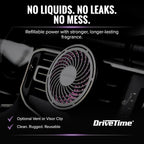 Truck Puck Thai Orchid Fragrancee Car Air Freshener – Long-Lasting Car Deodorizer, Refillable Vent & Visor Clip Auto Air Freshener for Car, Truck & SUV, Premium Fragrance, Pack of 3