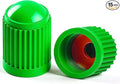 15PCS Tire Valve Stem Caps, Corrosion Resistant, with O Rubber Ring, Airtight Seal Heavy Duty Dustproof Tire Valve Stem Covers for Cars, SUV, Trucks, Bikes, Motorcycles, Bicycles(Green)
