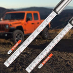Pencil Tire Pressure Gauge 6 Pack (10-50PSI, 20-120PSI) with Tire Caps Calibrated to ANSI B40.1 Grade B(2%), Stainless Steel Body, for Cars, Pickups, RVs, Bicycle