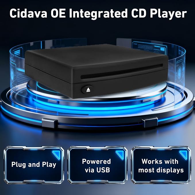Vehicle CD Player, OE Integrated Vehicle CD Player via USB Radio Connection