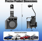 Car Phone Mount for Model 3 & Model Y, Screen Side Custom Fit for Center Display, 15W Wireless Fast Charging Auto-Clamping, Unobstructed View, Compatible with iPhone & Android