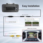 Tailgate Handle Backup Camera Rear View Camera for Silverado Sierra 1500 2014-2018 for Sierra 2500HD 3500HD Canyon 2015-2018 RCA Input Reverse Camera, IP69K Waterproof for Trucks