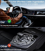 69W Retractable Car Charger, 4 in 1 Fast Charger USB C Car Truck Accessories for Men Women, Car Accessories for Valentines Day Gifts for Him Her, Travel Essentials for iPhone 17 Pro Max-Grey