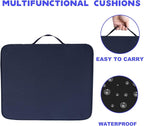 Black Thick Stadium Seat Cushion, Portable Seat Pad for Kayak, Canoe, Boat, Bleacher & Indoor Outdoor Use