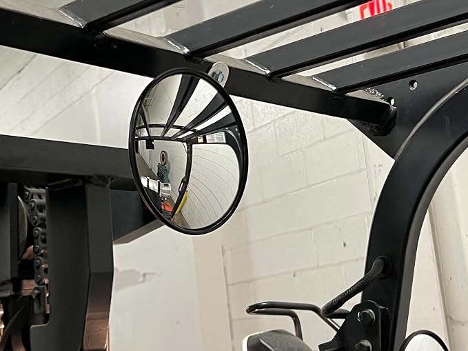 Universal 6" Round Spot Forklift Mirror- NEW by