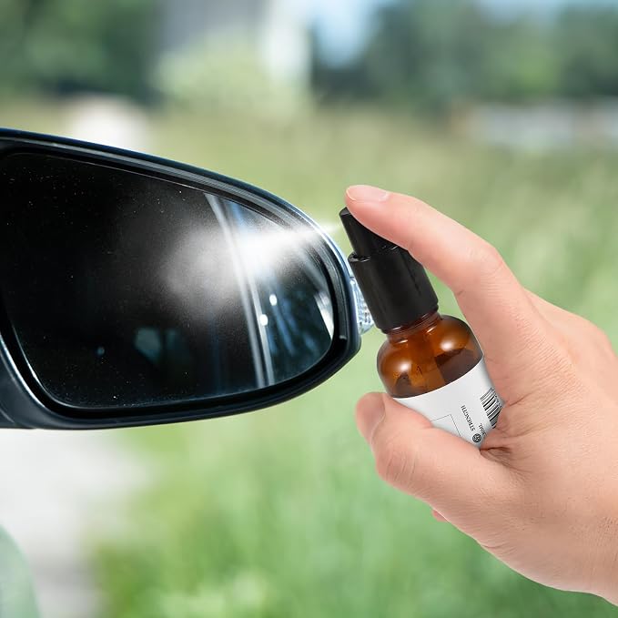 Anti-fog Spray for Car Side Windows and Windshield 30ml High Molecular Silicon Fluorine Particles Waterproof Coating for Driving the Rain