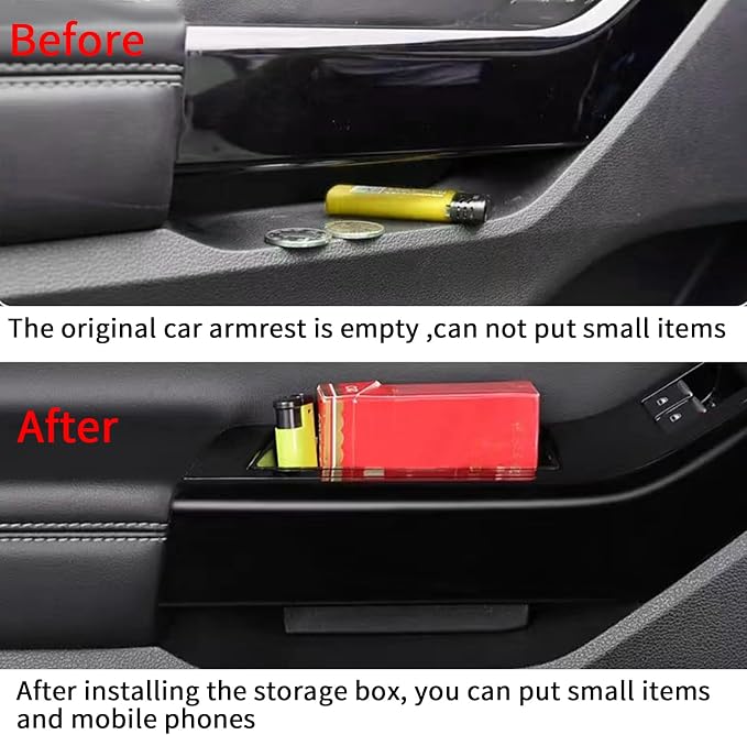 Door Handle Storage Box fit for Ford Explorer 2020 2021 2022 2023 2024 Accessories Car Pocket Organizer 4pcs/Set