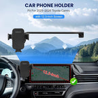 Car Phone Holder Fit for Toyota Camry 2025-2026 Accessories -Cell Phone Mount for Camry 12.3 inch Touchscreen Hands-Free 360° Rotation (NOT FIT 8 inch) Does Not Affect Air Vent