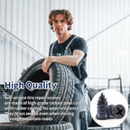 Screw in Tire Plugs, 70 Pcs Tire Repair Screws, Tire Repair Rubber Nail Kit, Tire Screw Plug Repair Kit, Self Screw in Tire Repair Plugs for Car, Motorcycle, Truck, Tractor Tire Puncture Repair