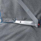 Coast to Coast Hammock - Waterproof Backseat Dog Hammock for Full Coverage - Car Seat Protector with Rufftex Floor Guard - Durable Travel Gear - Stain Resistant - Heather Charcoal Grey