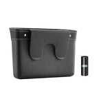 Car Trash Can Mini Trash Bin Garbage Organizer with Plastic Trash Bag Automotive Small Garbage Bin for Home Office Auto Vehicle Car Door Front Back Seat Storage Accessories (clip on trash can)