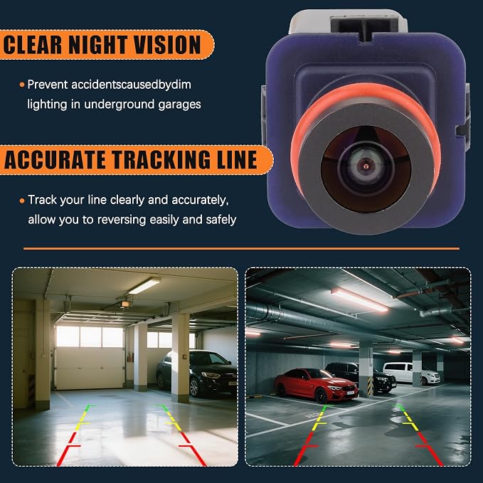EA1Z-19G490-A Rear View Backup Camera Compatible with Lincoln MKX 2013 2014 2015 Park Assist Camera Replaces # DA1Z-19G490-A