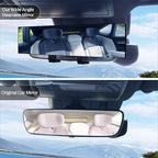 Interior Rearview Mirrors, Universal Panoramic Car Rear View Mirror Accessories, Wide Angle Reduce Blind Spot Effectively for Car, Jeep, Truck, Motorcycle, Tractor, ARB, ATV, SUV, RV, Blue