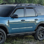in Channel Rain Guards for Ford Bronco Sport 2021 2022 2023 2024 2025 Side Window Deflectors Vent Visors, Smoke Tint, Car Window Shade for Rain/Snow, Reduce Wind Noise, Car Wash Safe, 4PCS