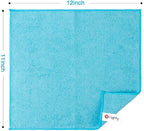 Orighty Microfiber Cleaning Cloth, 150 Pack Microfiber Towels for Cars, Multi-Purpose Shop Towels Cleaning Rags Bulk for Car, Home, Kitchen, 12 x 11 inch