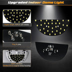 LED Interior Light Panel Roof Dome Lighting Upgraded Accessory Compatible with Ram 3500 Ford F150 Expedition Explorer Taurus Explorer Sport Trac Lincoln Aviator, 6000K White Reading Light