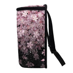 Cherry Blossom Print Car Trash Can with Lid, Leak Proof Auto Trash Bag Hanging Vehicle Garbage Can Multipurpose Storage Container for Back Seat Road Trip