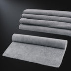 Microfiber Cleaning Cloth, Car Wash Towels, Terry Streak Free Reusable and Washable Premium Microfiber Towels for Cars, Pack of 12, 16"x16", Grey-MT041