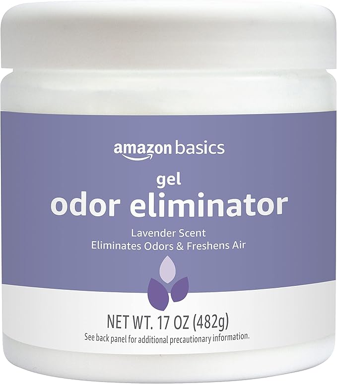 Gel Odor Eliminator, Activated Charcoal, Lavender Scent, 17 Oz, 1-Pack