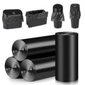 Mini Car Trash Can Bags for Auto Trash Bin, 120 Count Small Garbage Bags Organizer Tear-Resistant, Liner Refills (Vehicle Trash Can is not Included), Black