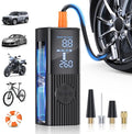 Tire Inflator Portable Air Compressor, 180PSI Cordless Air Pump with Digital Gauge, LED Light, 3X Faster Air Compressor for Cars, Motorcycles, Bicycles, Balls