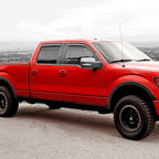Voron Glass in-Channel Extra Durable Rain Guards for Ford F150 2009-2014 SuperCrew, Window Deflectors, Vent Window Visors, 4 Pieces - 200888