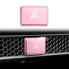 Polodunn for Honda Civic 2022-2025, for Accord/HRV/CRV 2023-2025, for Acura Integra 2023 2024 - Hazard Warning Light Push Button Cover, Emergency Flashers Trim Accessories (Pink)
