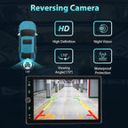 Single Din Car Radio Touchscreen (10.4" Rotatable) Compatible with Apple CarPlay [Wireless] Android Auto Car Stereo Bluetooth USB AUX SD Backup Camera