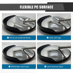 18 Inch Convex Mirror Outdoor with Adjustable Wall Fixing Bracket,Blindspot Traffic Mirror for Driveway Garage Park Outdoor Wide Angle View Curved Security Blind Spot