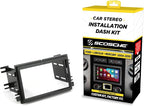 FD1426B Double DIN Radio Install Dash Kit Compatible with Select 2004-10 Ford, Lincoln and Mercury Vehicles - Aftermarket Car Stereo Installation Kit - See Guide in Images to Verify Vehicle