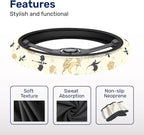 Vintage Dragon Floral Steering Wheel Cover, Polyester Car Wheel Grip, Universal 15 Inch for Cars SUVs Trucks