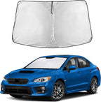 Windshield Sunshade Compatible for Subaru WRX STI 2015-2019 2020 2021, Sun Visor for Front Windshield & Window Sun Shade Cover, UV Heat Blocker & Protector, Car Accessories