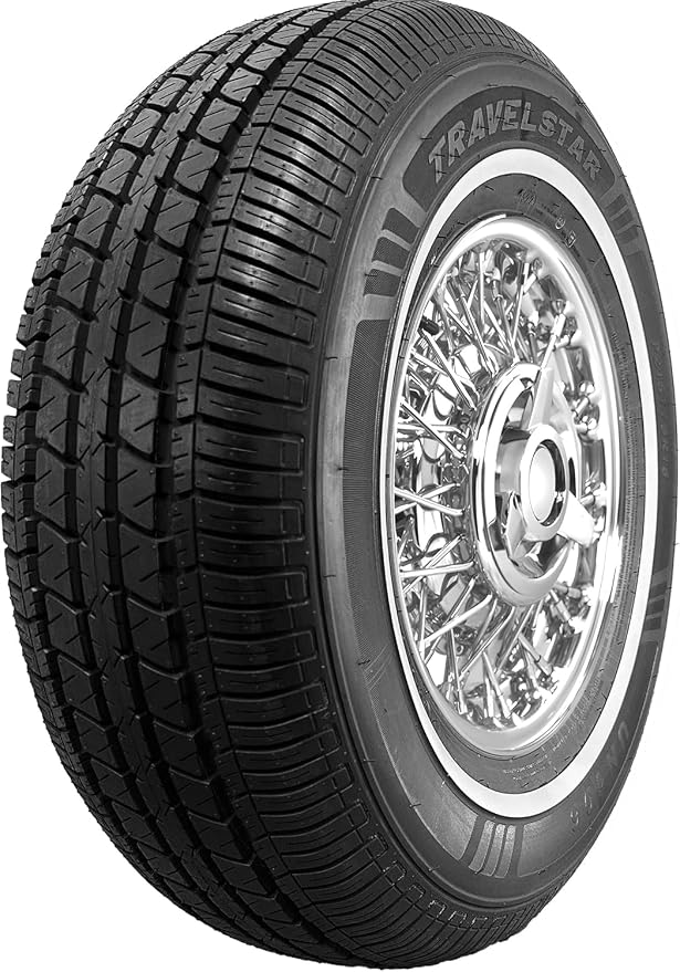 UN106 All Season 205/70R15 18mm White Wall Radial Passenger Car Tire- 205/70-15 96T + Three-Year Road Hazard Warranty Included 205/70/15 (Tire Only)