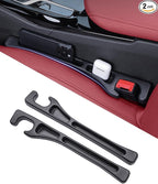 Car Seat Gap Filler, 2 PCS No Drop Seat Guard Drop Seat Gap Fillers Between Seat and Console Stop Things from Dropping Phone and Key Storage (BLACK-01)