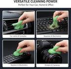 MysticHome for Car Cleaning Gel,Reusable Cleaning Putty for Interior Detailing PC Keyboard, Car Cleaning Supplies, Auto Detailing Tools, Car Slime for Dust Removal, Cleaning Kit(Green, 3.0 OZ)