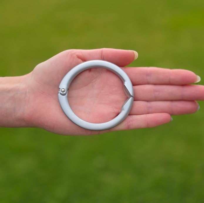 Bag Hanger Collection, The Ring that Opens into a Hook, Auto Closes | Holds 15 kg, Needs only 10mm to Hang a Hand Bag, Easy to Use with One Hand, The Instant Bag Hanger, 3 yr Warranty