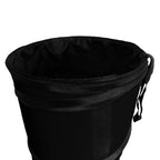 Automotive Waterproof Portable Collapsible Large Trash Can Garbage Container fits Most Cars,‎Polyethylene,SUVs, and Trucks Black