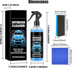 Car Headliner Cleaning Kit, Interior Roof Stain Remover, Multi-purpose cleaner for fabric seats and car headliners (1, 100ML)