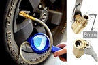 Tire Air Chuck with Clip Adapter, Brass Locking Tire Inflator Nozzle Adapter Connect, No Leakage Tire Chucks for Vehicle Inflator Compressor Pump Connect Accessories Tool 8mm 1Pack