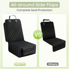 Dog Car Seat Cover for Front Seat, Waterproof Full Protection Pet Car Seat Cover with Side Flaps, Non-Slip Front Seat Protector with Pocket for Cars, Trucks, SUVs