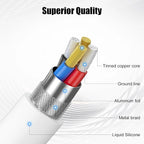 Car Carplay Cable, 6FT Car Charger Cord, USB A to Lightning Cable Compatible for iPhone 14 13 12 11 Pro Max XR XS X 8 7 6 Plus SE iPad Charging Cord (White)
