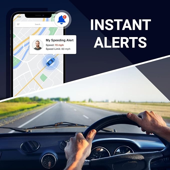 4G Dual Vision Dashcam GPS Tracker with OBD II Power - Dual HD Cameras, Real-Time GPS Tracker for Vehicles, Cloud Storage - Interior & Road Recording - Easy Plug-and-Play Installation