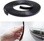Car Door Edge Guard, 16.4Ft (5M) U Shape Rubber Seal Edge Trim Vehicle Door Protector, Anti-Collision Automotive Protection Door Edge Guard Trim, Universal Car Accessories (Black)
