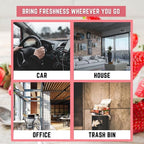 Wonder Wafers 250 Count Strawnilla Unwrapped Automobile Professional Use Air Fresheners Car and Truck Detail