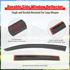 Window Visors Compatible with 2013-2015 Chevy Spark, Hatchback 4Dr Slim line Tape On- Smoke Tint Acrylic by, 2014 |, Hatchback 4Dr, Slim line, Tape On- Smoke, Improve Circulation, Impact Resistant, Waterproof, Tint, 2014
