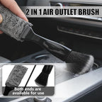 10PCS Car Detailing Brush Kit, Soft Boar Hair Brush, Car Interior Detail Brush, Fiber Brush, Car Dust Removal Brush, Car Cleaning Gel, Car Interior Cleaning Kit for Trucks, Cars, RVs, SUVs