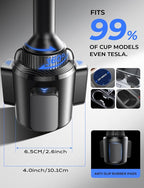 for Qi2.2 25W MagSafe Car Mount Charger Cup Holder Mount, [Designed for iPhone] Cooling Magnetic Wireless Car Charger, Cup Holder Phone Holders 25W for iPhone 17 16, 15W for iPhone 15 14 13 12