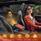 12V Car Heater, Portable Car Heater Portable Car Heater and Defroster Windshield DefoggerThat Plugs into Cigarette LighterWindshield Defogger and Defroster (Red)